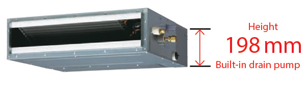 Inverter duct-type air conditioner Fujitsu Airstage ARXG-KLLAP