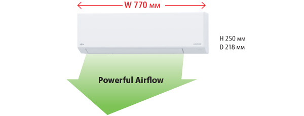 Inverter wall-type air conditioner Fujitsu Airstage ASEH-KLTBL