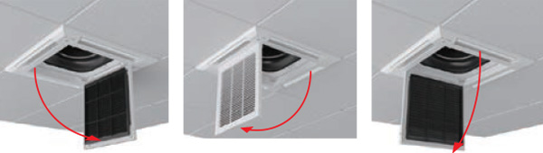 Инверторен касетъчен климатик Fujitsu Airstage AUXG-KVLA